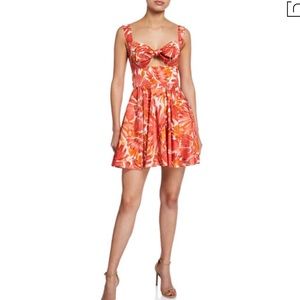 ALEXIS Floral-print Sweetheart Fit-&-flare Dress